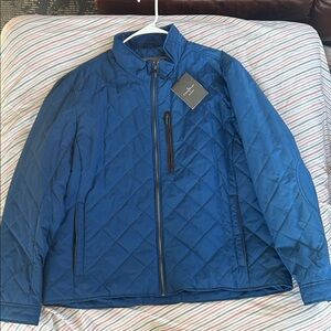 Cole Haan Men's Navy Quilted Jacket
